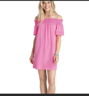 vineyard vines off the shoulder dress Vineyard Vines Women's Off Shoulder Scarf Print Medallion Maxi Dress Size 2