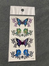 Butterfly Waterproof Body Temporary Tattoos Stickers US