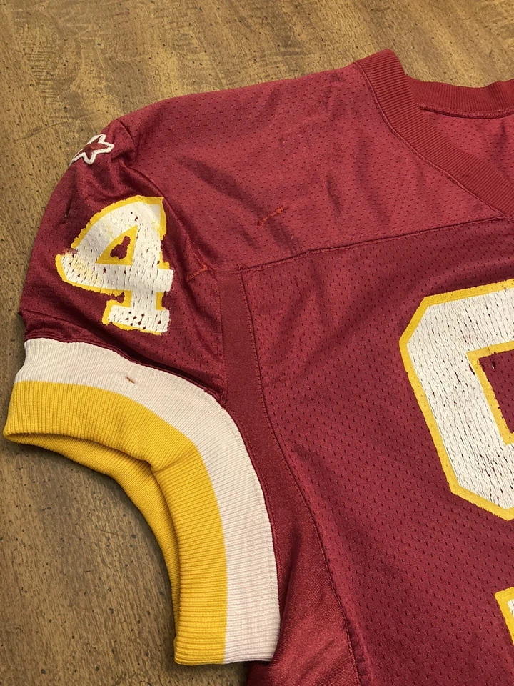 Washington Redskins 1994 Game Worn Used Jersey Commanders REPAIRS WEAR BEAUTY!!! - Image 3 of 4