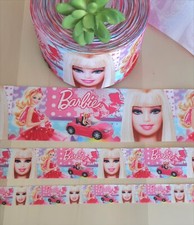 7/8, 1.5  3" 1 YD Barbie Grosgrain Ribbon Barbie Car Doll Hair Bow Lanyard