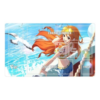 ONE PIECE Nami OPCG Card Sleeves 67X92mm | Playmat With Zones
