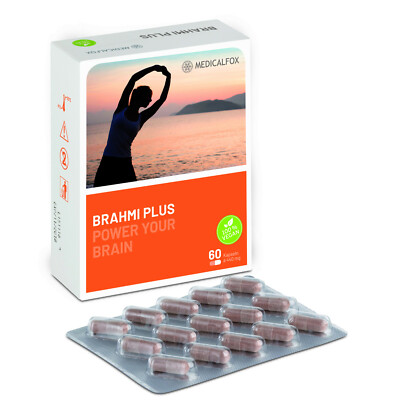 BRAHMI PLUS Kapseln von MEDICALFOX   Gedächtnis & Konzentration m Gingko & Vit B