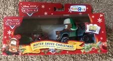 Disney Pix Cars Mater Saves Christmas Whee-Hoo Winter Snowplow Lightning McQueen
