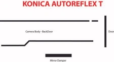 Konica Autoreflex T Light Seal Kit
