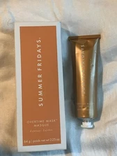 New Summer Fridays Overtime Mask Exfoliate 2.25oz Full Size