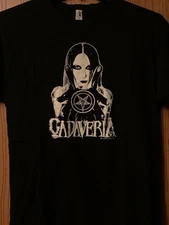 Cadaveria - Female Artist Known For Extreme Metal - Black Shirt - XXL- JHK