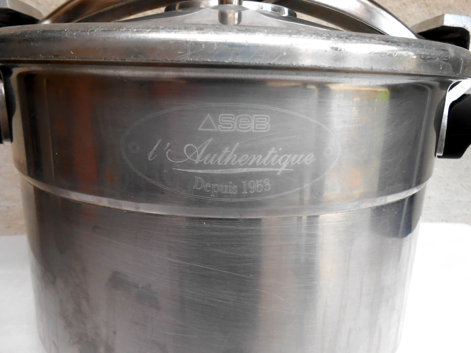 Cocotte Minute SEB Aluminium 8L 03/1998 Série Limitée L'Authentique Comme Neuve - Photo 2/4