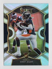 Jerry Jeudy RC 2020 Panini Select #56 Silver Prizm Parallel Denver Broncos Card