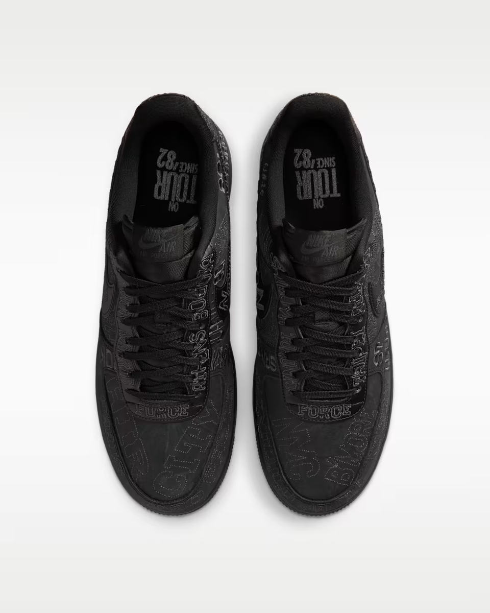 Nike Air Force 1 Low II1549-001 On Tour Black Men's Size Custom | eBay
