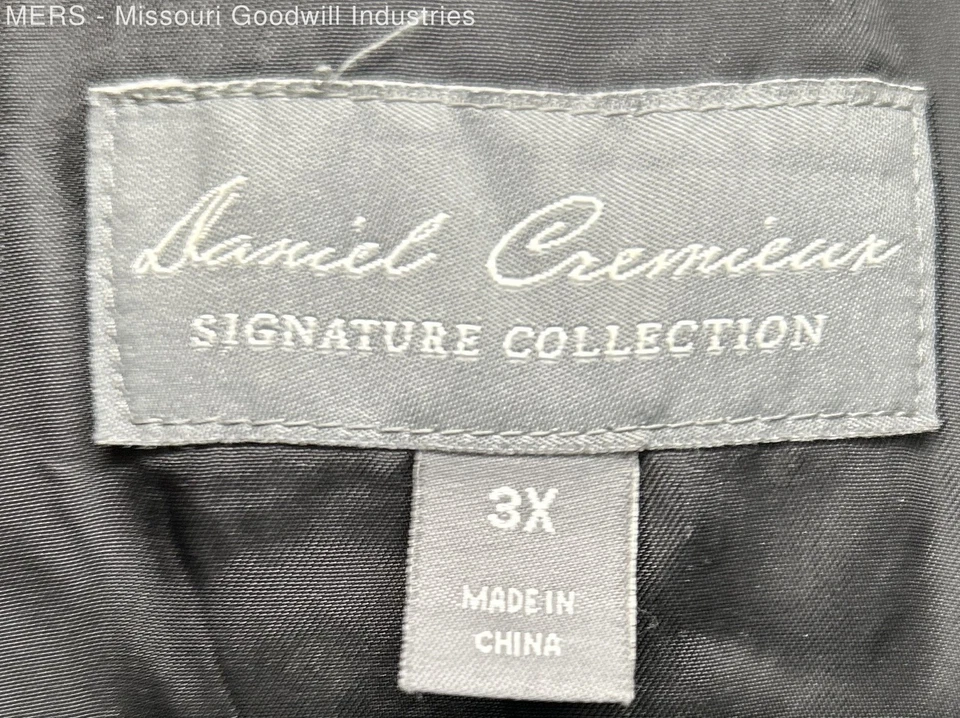 Daniel Cremieux Men's Grey Solid Signature Collection Coat 3X Outerwear - Image 2 of 4