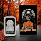 2023 Tormint - 'Halloween' - 1 oz .999 Fine Proof Silver Art Bar #23/50 + COA