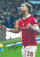 Sam smith Signed A4 Photo Autograph Wrexham AFC