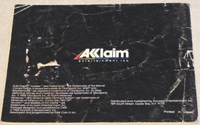 WRESTLEMANIA Feat Hulk Hogan WWF Notice Manual Only Nintendo NES USA