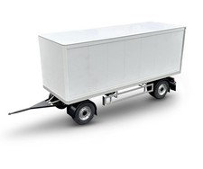 CARSON TRUCK ACCESS 1:14 scale RC Truck 2-Axle Boxed Trailer