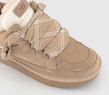 UGG Lowmel Trainers Womens UK 6 Sand Suede 1144032 New + Spare Laces No Box
