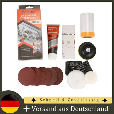 Headlight Polish Set Car for Auto Motor Vehicle Passenger Car Motorcycle Vehicle Headlight Polishing
