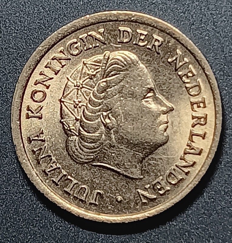 1960 Netherlands 10 Cents Appears Uncirculated Beautiful Coin
