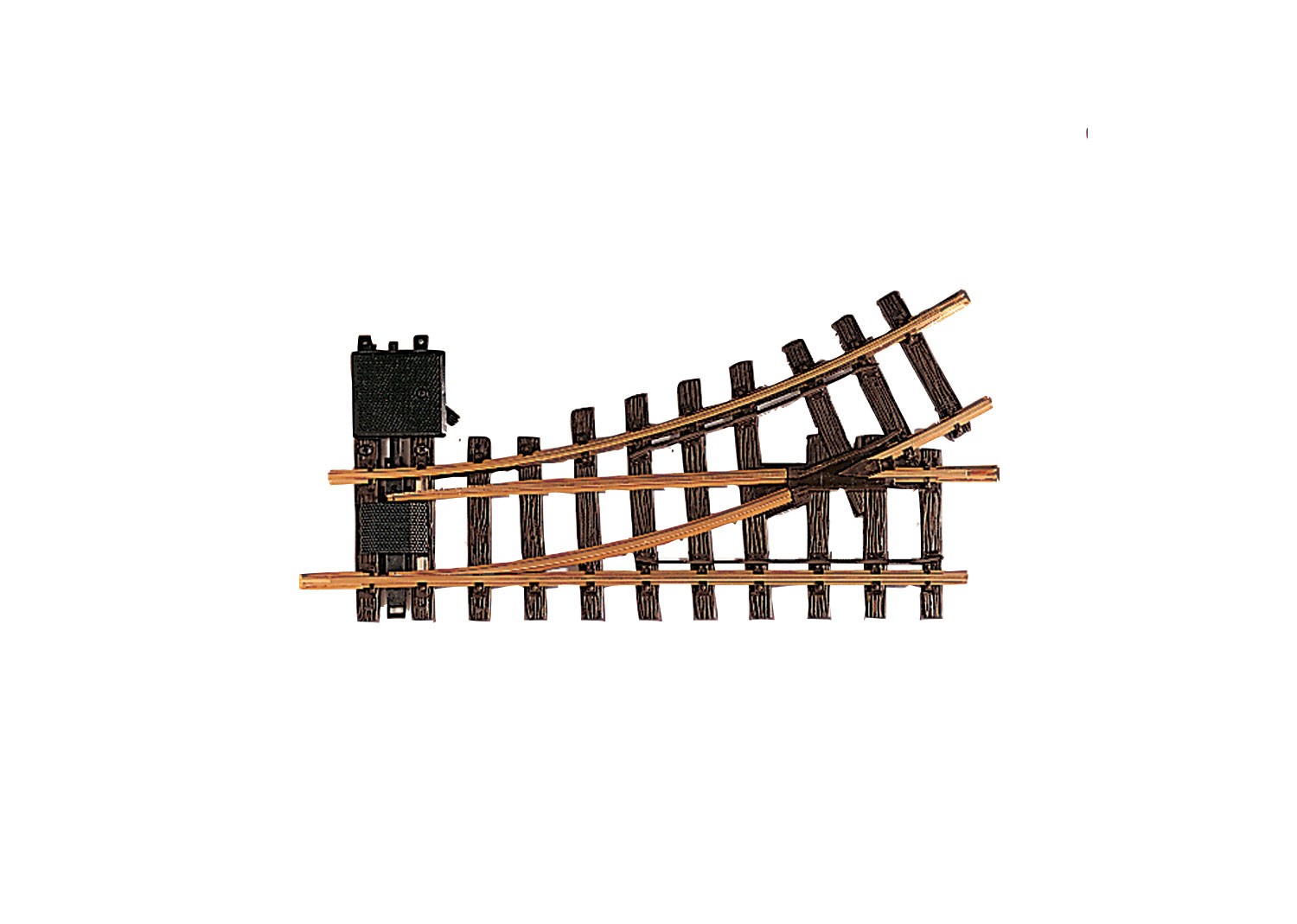Voie de déviation gauche LGB 12100 en laiton massif pour train de jardin R1