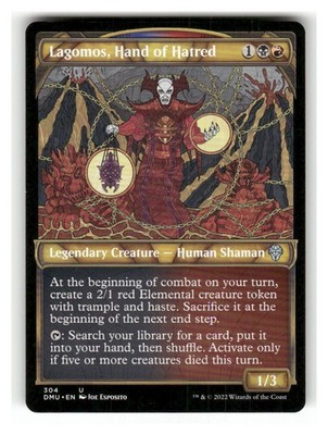 Lagomos, Hand of Hatred (Showcase) 304 Near Mint Dominaria United