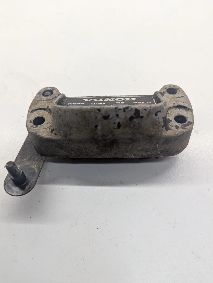 Braçadeira de barra Honda CB750 CB 750 K indicador de aviso painel luzes fabricante de equipamento original 1969-1976 - Imagem 2 de 4