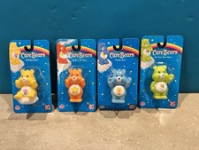 Lot of 4 2004-05 Care Bears Collectible 2.5" Figures Cake/Pencil Toppers. New