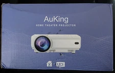AuKing Projector, 2023 Upgraded Projector, Full HD 1080P Home Theater Video