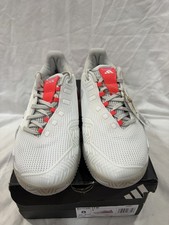 Adidas Women's Barricade 13 Tennis Sneaker, Champagne Metallic/Lucid Red US 8