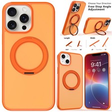 For iPhone 13/13 Pro/Pro Max Kickstand Phone Case Hard Shockproof Magnetic Cover