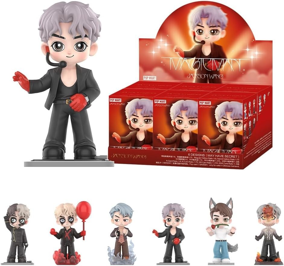 POP MART JACKSON WANG MAGIC MAN SERIES Caja Surtida 6 Piezas Pop Mart Gacha