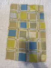 VTG OPENED SMALL FLOUR SUGAR SACK  Blue Lime