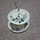 Red Wing Pottery Dinnerware COLONNES Two Tiered Tid Bit Tray