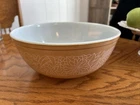 Vintage Pyrex Woodland #403 2.5 Nesting Mixing Bowl Brown/White
