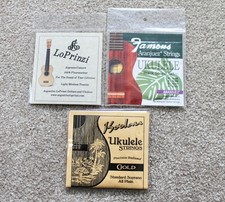 3 Sets Discontinued Hard To Find Ukulele String LoPrinzi Famous Ko'olau Sop Con