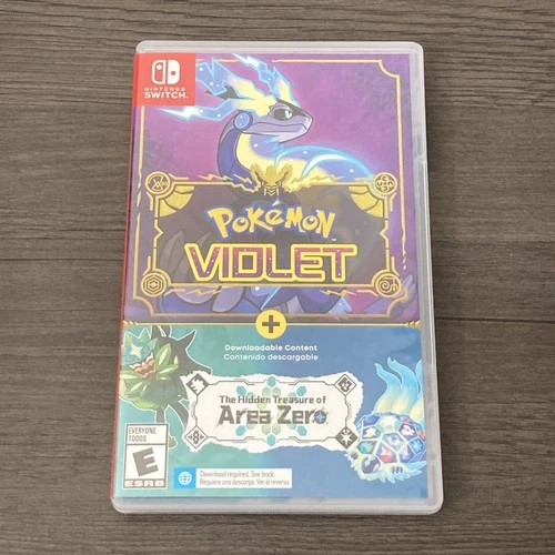 Pokemon Violet + The Hidden Treasure of Area Zero Nintendo Switch (Game + DLC)
