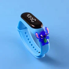 Disney Lilo & Stitch Kids Digital LED Wristwatch - Sport Silicone Gift Watch |UK