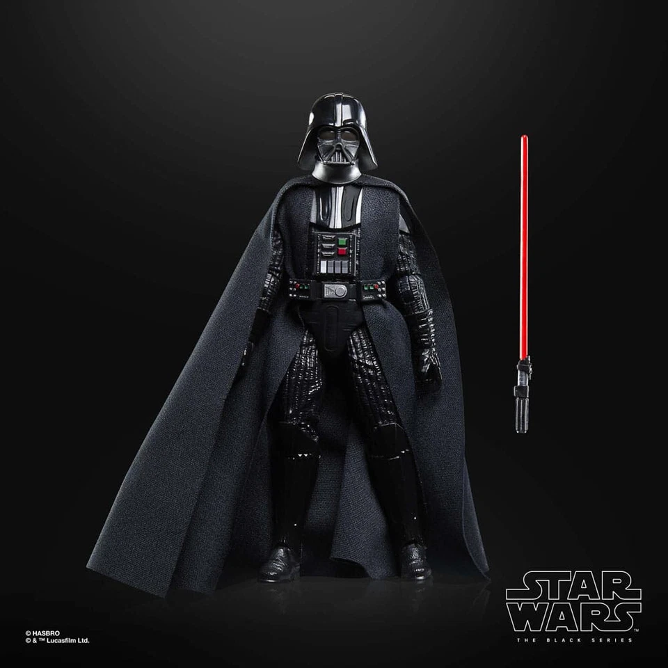 FIGURA DE ACCIÓN STAR WARS A NEW HOPE BLACK SERIE 06 DARTH VADER 6" MAL ESTADO Foto 3 de 4