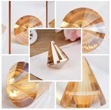 10pcs Gold champagne Crystal Chandelier Lamp Lighting Part Pendant Prism Hanging