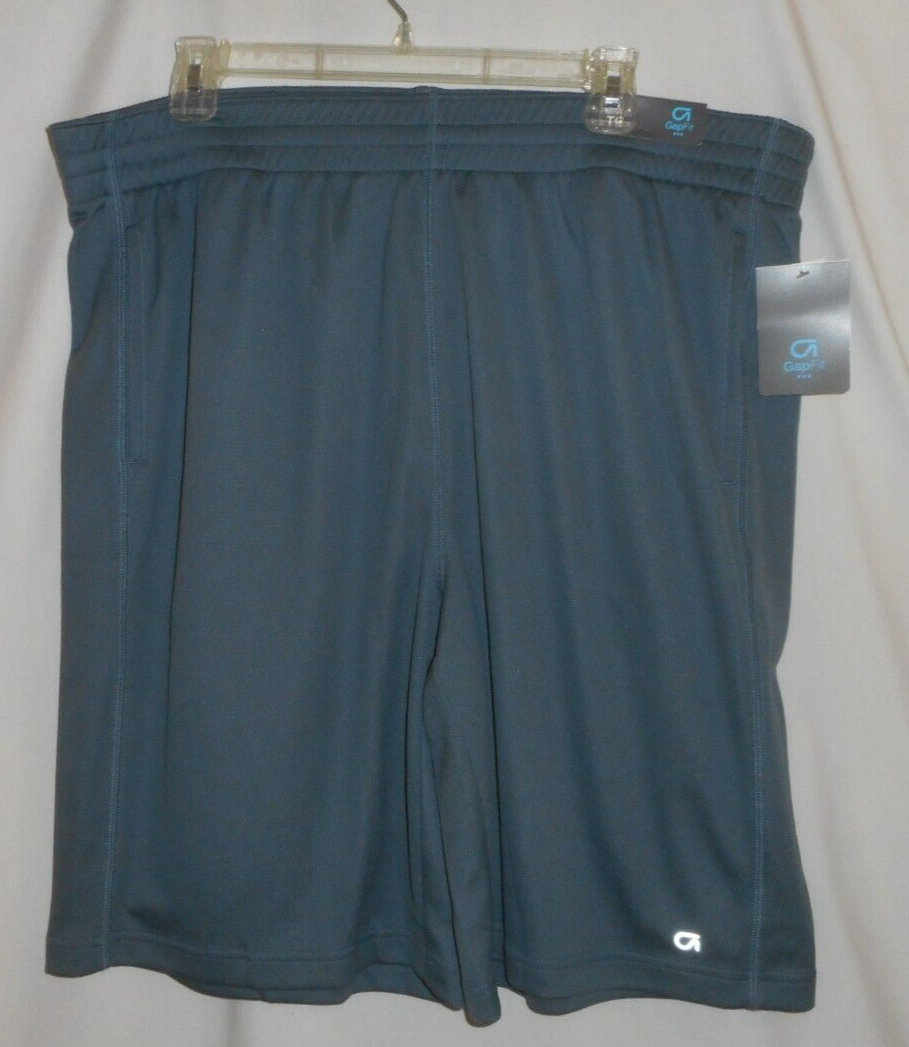GAP GAPFIT GRAY ATHLETIC SHORTS MEN'S SIZE XL NEW