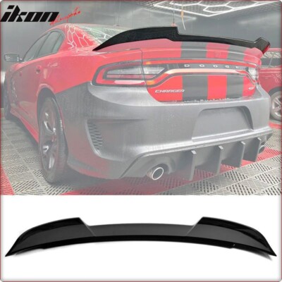 HECKSPOILER FÜR DODGE CHARGER 2015 - 2023 Wickerbill SRT / TÜV SCHWARZ GLÄNZEND