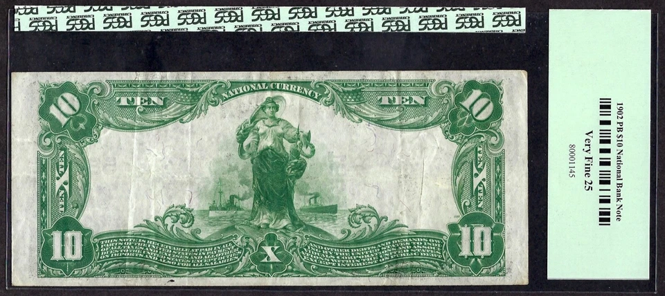 🇺🇸 KY 1902 $10 ♚♚SOMERSET, KENTUCKY♚♚ PCGS VERY FINE 25 HARD TO FIND!!! - Image 3 of 3