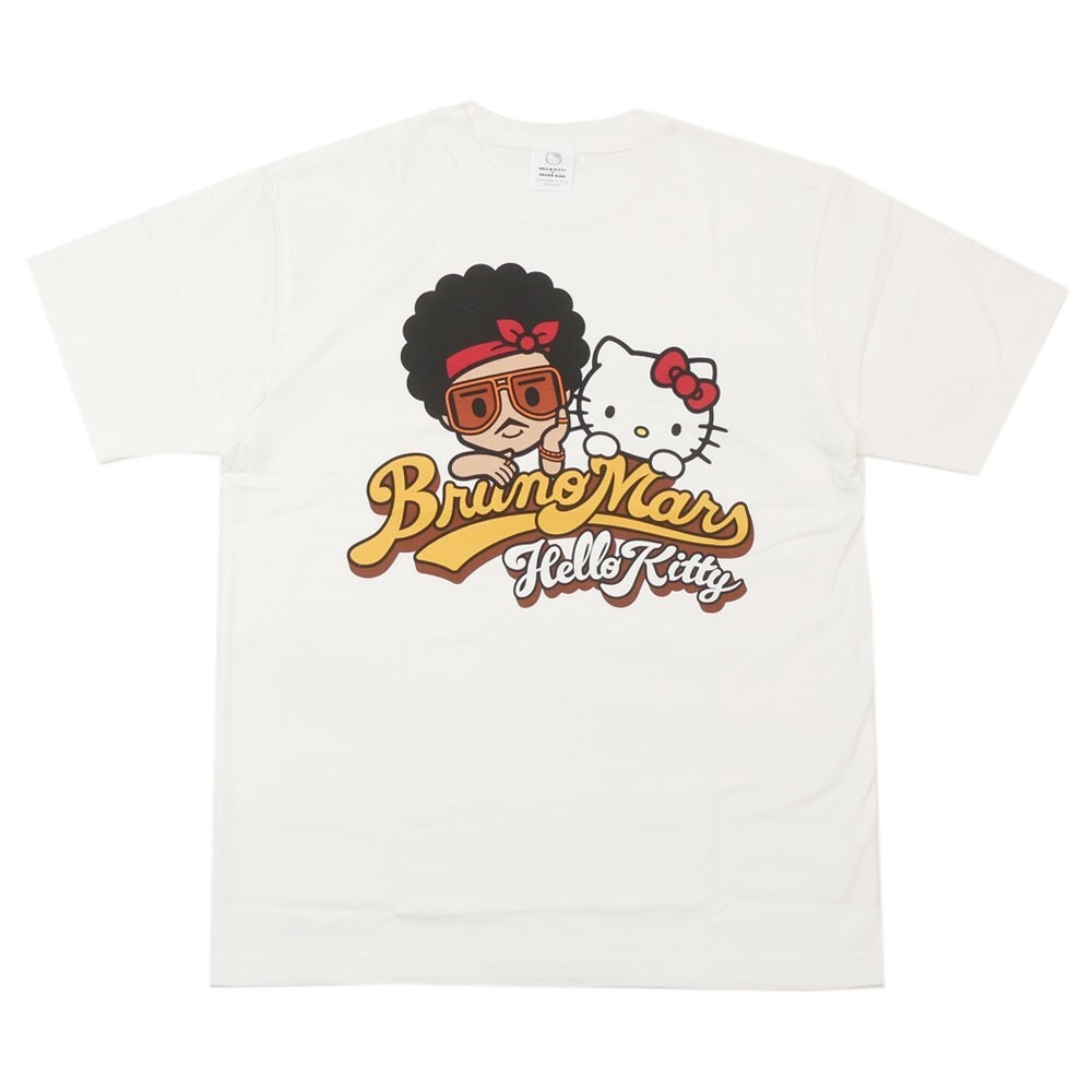 BRUNO MARS HELLO KITTY Tシャツ　Lサイズ IN STOCK】 BRUNO MARS HELLO KITTY T-shirt Japan Limited