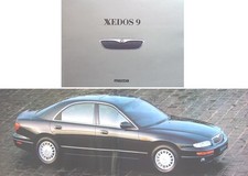 Mazda Xedos 9 2.5 V6 1993-94 Original UK Sales Brochure Pub. No. MCAG909
