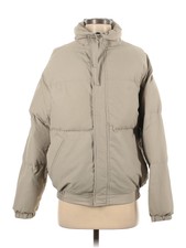 Essentials Fear Of God Women Gray Puffer Coat Xxs