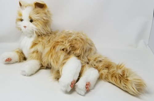 JOY FOR ALL Hasbro 2019 Orange Tabby Cat Interactive Companion Pet A7592 w/ Box - Picture 7 of 20