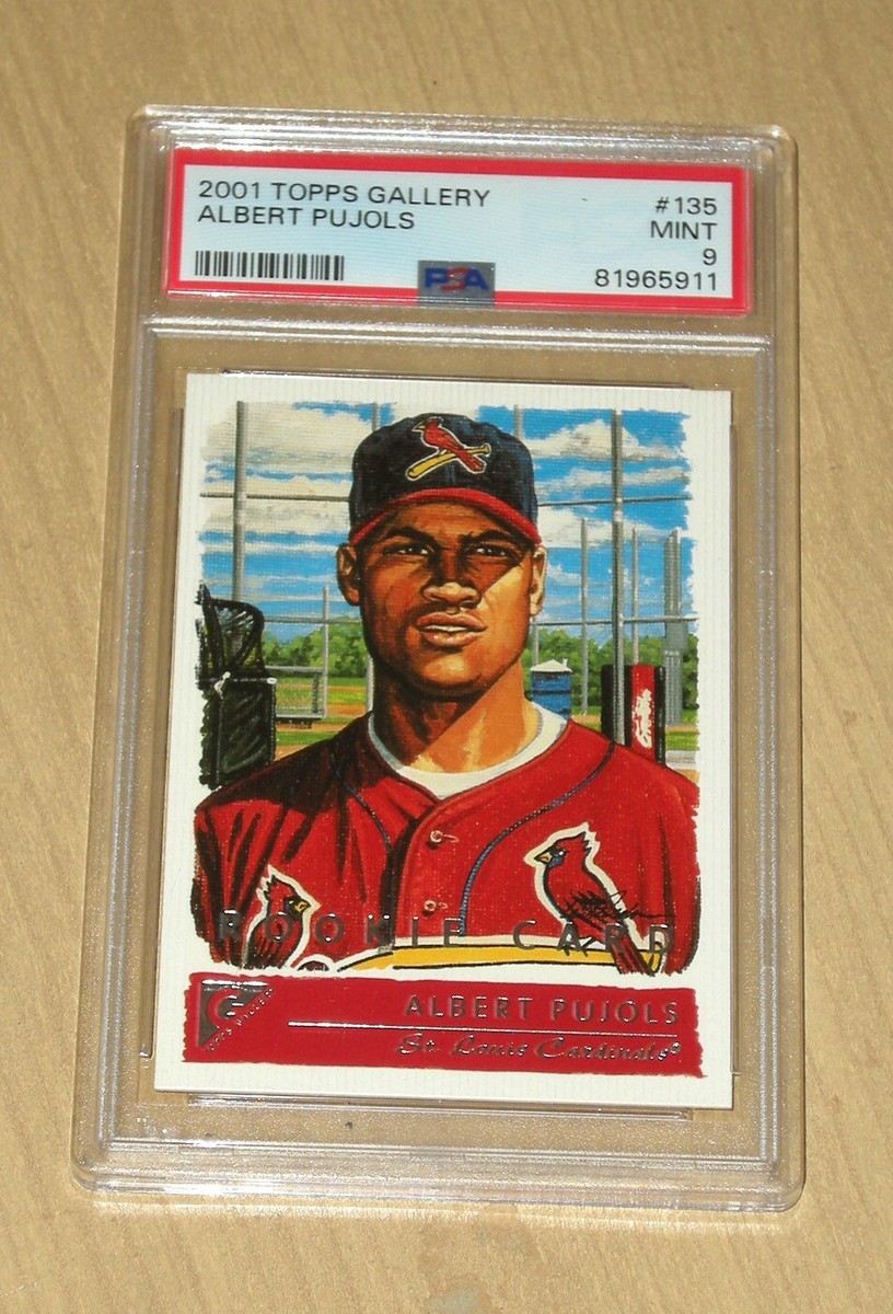2001 Topps Gallery Albert Pujols rookie card RC #135 PSA 9 MINT | eBay