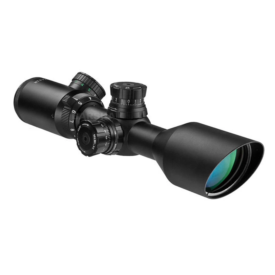 Barska Sniper Scope 3-9x42 Red Green Mil Dot IR w/Rings 2nd Generation, AC11668