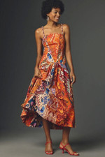 New Farm Rio x Anthropologie Sleeveless Midi Dress Size M NWT