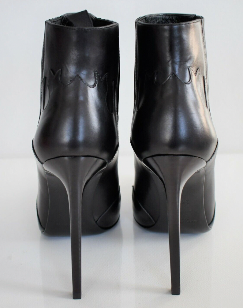 Stivali Saint Laurent Cowboy Western in rilievo taglia 6 5