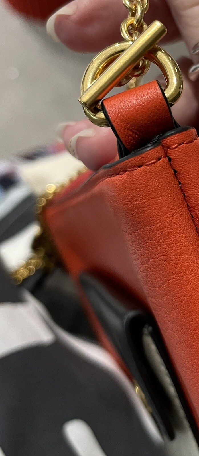MULBERRY-GENUINE-MEDIUM -SOFT LEATHER-SHOULDER POUCH BAG  IN CORAL RRP £475 -NEW image 10