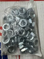 M12x1.25 DIN 439B Zinc Plated Steel Class 04 Jam Nuts Pack Of 50